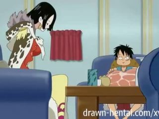 Een stuk hentai - boa verleidt luffy