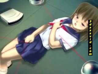3D Hentai Schoolgirl Gets Mouth Fucked