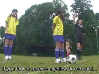 Podtitulky enf cmnf japonská nudistický fotbal penalty hra vysoká rozlišením