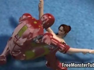 Yummy 3D Cartoon Babe Getting Fucked By Iron Man