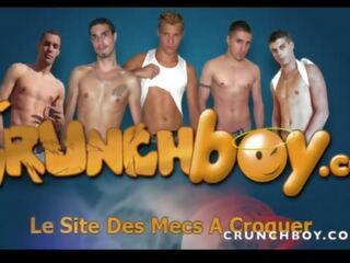 Amazing group sex gang bang amator bareback in PARIS for CRUNCHBOY