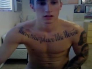 Cantik tattooed hunk- part2 on gayboyscam.com