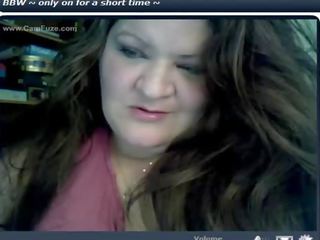 Bella e grassa (bbw) matura mamma su webcam