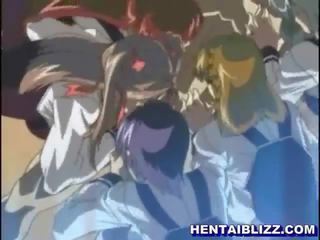 Gorące blondynka hentai laska z duży okrągły cycki ujeżdżanie kutas wideo