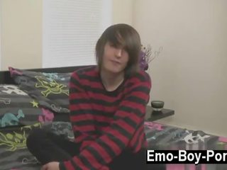 Gay movie of Hot emo dude Mikey Red has