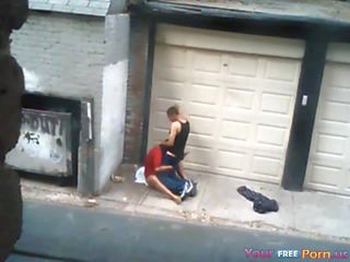 Fucking A Prostitute In An Alley