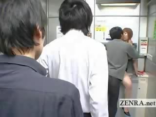 Veider jaapani postitus kontoris pakkumisi rinnakas suuseks seks atm