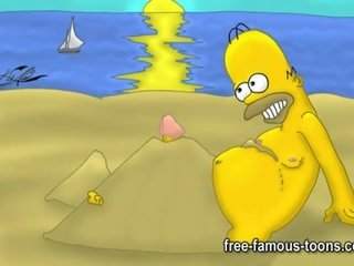 Simpsons animasi pornografi porno