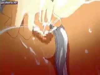 Busty Hentai Girl Cumming Wet