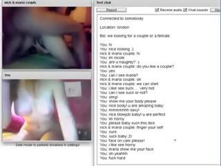 Chatroulette #77 cachonda pareja chupar y largo joder