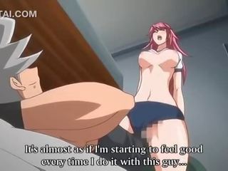 Hentai sex siren in big tits gets wet