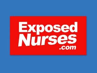Exposed nurses: hot perawat playing with her speculum