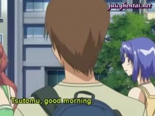 Anime babe gets her tight asshole drilled