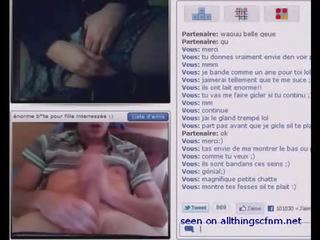 Chatroulette mujer vestida hombre desnudo mqmf mutuo masturbación