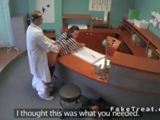 Dhokter fucks patient at reception