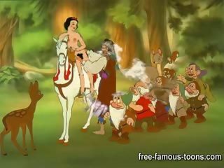 Snowwhite et dwarfs sexe parodie