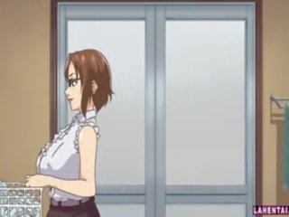 Hentai bé được chăm chú trên nhà vệ sinh