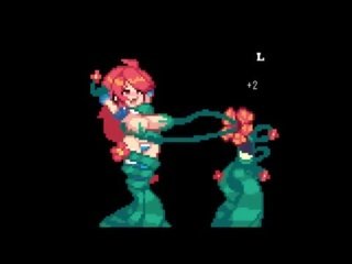 Kvinnlig krigare aomi spel av studioturn - animeringen och cg galleri