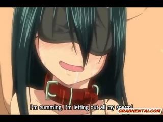 Blindfold Hentai Cutie Chained And Gangbanged Hard