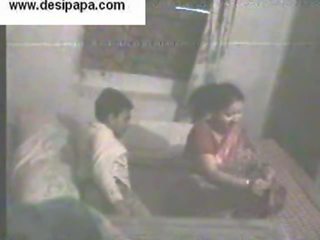 Indian Pair Secretly Filmed In Their Bedroom Swallowing And Having Porn Each Other