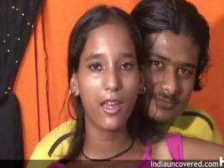 Hot sex interview for cute indian girl and her boy