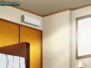 Panas hentai cutie mendapat air mani pada muka /facial