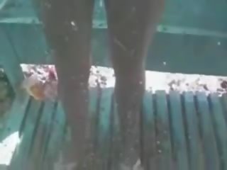 Hot ass chick taking a shower on hidden cam