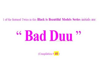 40th μαύρος/η είναι όμορφος/η ιστός μοντέλα (promo)