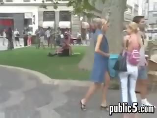 Beautiful Exhibitionist In Public