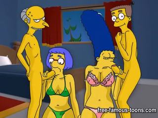 Simpsonovi hentai těžký orgie