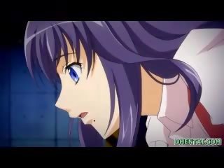 Prirakintas hentai cutie gauna sunkus gangbanged