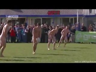 Nude Chicks Playing Footbal