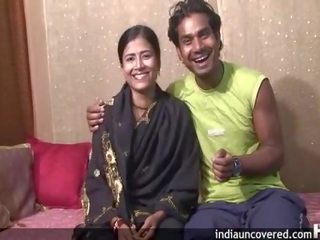 First bayan on camera for cute india and her hubby