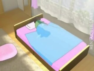 Roztomilý 3d hentai dívka mít a mokrý sen