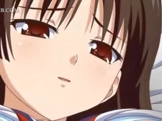 Anime adoleshent shkollë cutie duke pasur një total seks përvojë