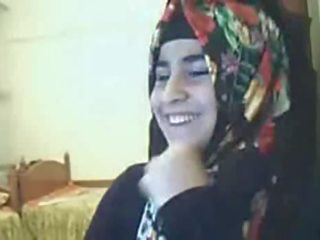 Hijabia tüdruk näitamist perse edasi veebikaamera araabia seks toru
