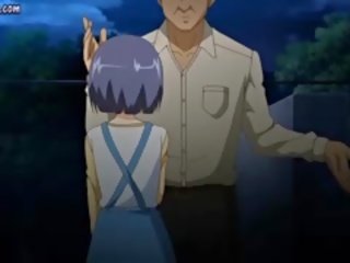 Anime Cutie Gets Small Tits Rubbed