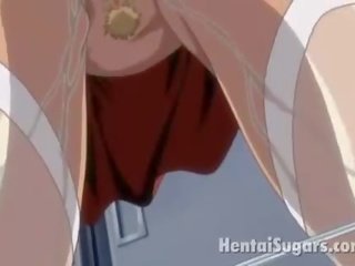 Heavenly hentai si rambut perang dipaku dalam yang pantat/ punggung