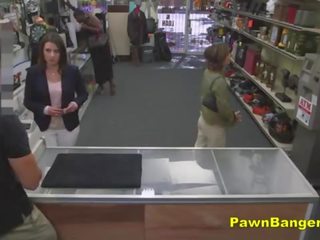 Cheeky Shop Owner Bangs Customer&#039;s Pussy