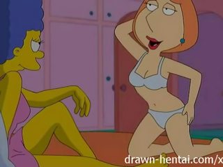 Λεσβιακό hentai - lois γρύπας και περιθώριο simpson