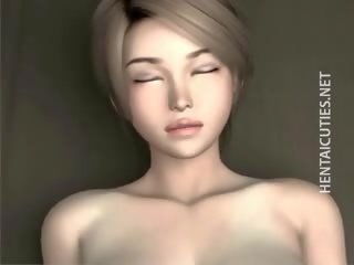 Busty 3D Anime Babe Gets Tits Fucked